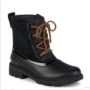 Sorel Lennox Street Lace Up Hiking Boot Black